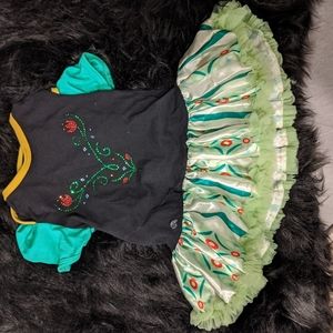 Toddler girl Halloween costume, frozen Anna